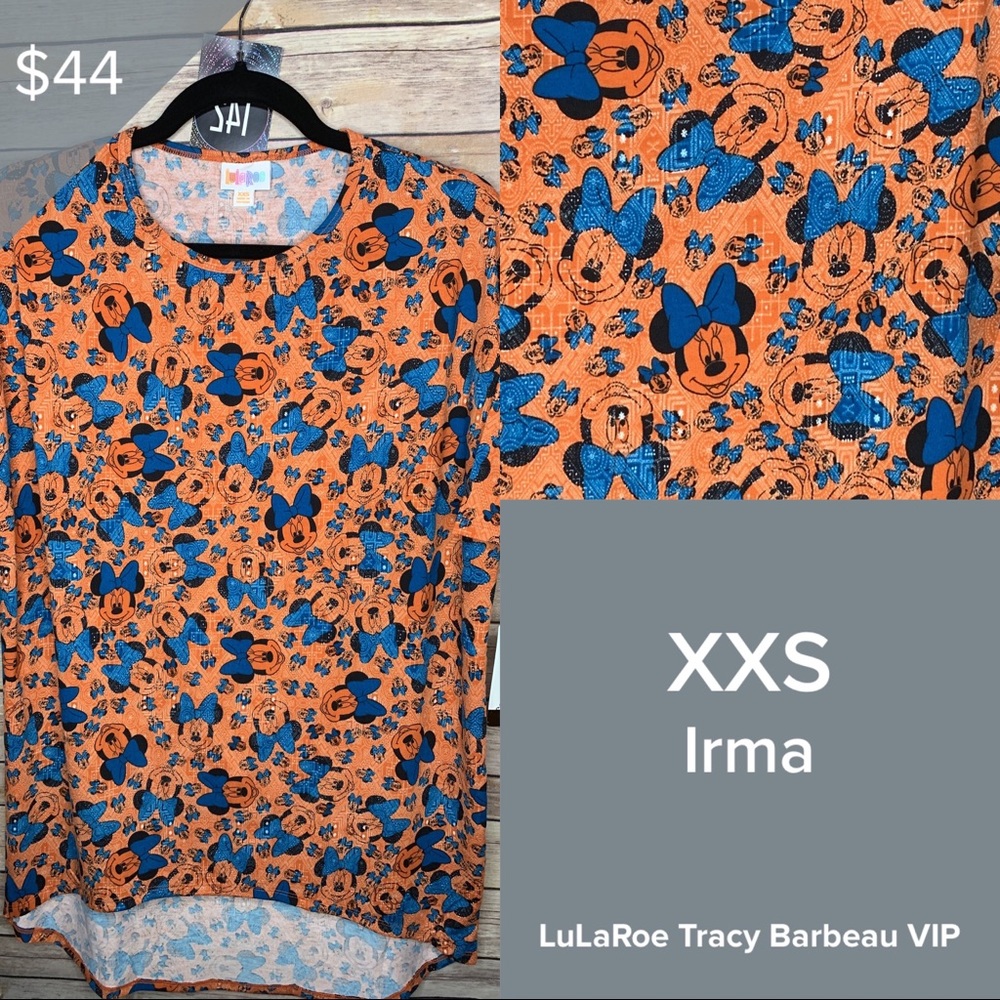 Disney LuLaRoe XXS Irma top